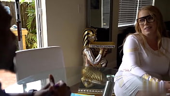 Preview 2 of Sexi Woman Fucked - Cock starved WIFE fucks DOOR 2 DOOR salesman | 36 HH BIG NATURAL TITS !!!