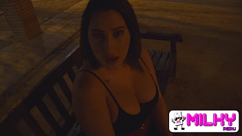 Preview 1 of Mom And Son Fukking - DICKFLASH in the PARK: a big-ass Venezuelan can&#039_t resist giving me a cock suck.