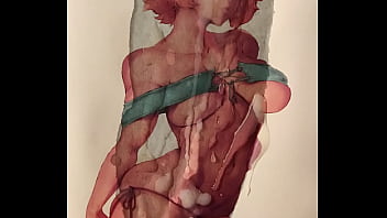 Preview 3 of Threesomy And Boy Student Sex - Mina Ashido (My Hero Academia) tribute (double)