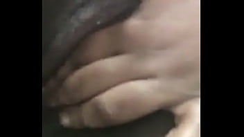 Preview 2 of Sunny Leones Lesbian Scenes - Black sexy girl playing with her pussy