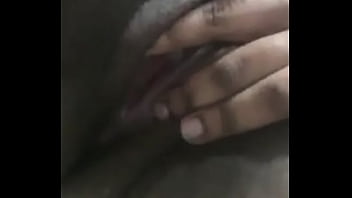 Preview 1 of Sunny Leones Lesbian Scenes - Black sexy girl playing with her pussy