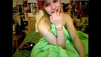 Preview 4 of Indian Xx Video Live - Blonde Emo shows off on webcam