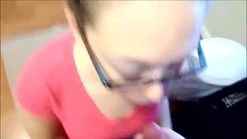 Preview 4 of Nude Outdoor Bdsm - Amateur Babe With Glasses - Blowjob &amp_ Swallow
