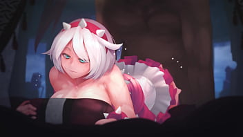Preview 1 of Animal X Dog And Girl - Elphelt Isn&#039_t Impressed (Guilty Gear)