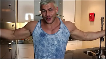 Preview 1 of Alektra Blue Purn - Your Dick Between My Giant Pecs