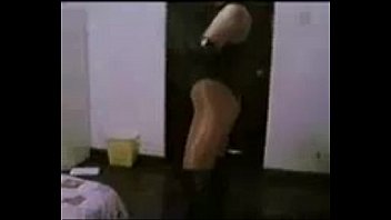 Preview 2 of Xxx Hindi Show Video Batroom - MASKED - stefani in shiny pantyhose