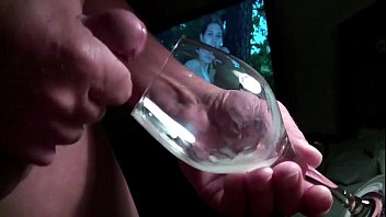 Preview 3 of Wet Leotard - Glass of semen