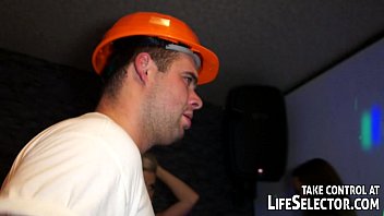 Preview 2 of Teasing The Plumer - Swinger party in New York goes hardcore...