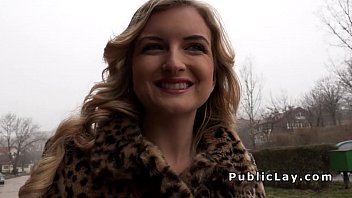 Preview 1 of Friend Mom Xxnx - Picked up in public blonde banged