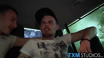 Preview 1 of Abbey Rain Big Cock - Hot Aaron twink loves double penetration and doggystyle fuck