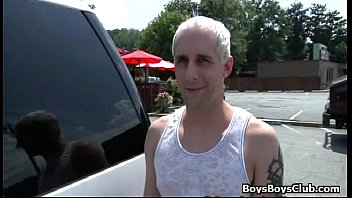 Preview 2 of Jerk Drink - White Boy Power Bottoms in Black Gang Bang 11