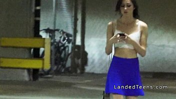 Preview 1 of Free Jav Oral Creampie - Dude rescues and fucks brunette teen