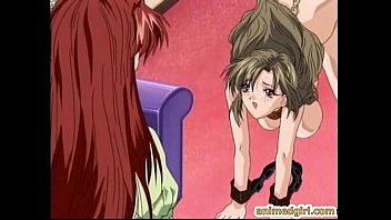 Preview 2 of Ago Girls - Bondage anime with gagging gets vibrator in her ass and pussy