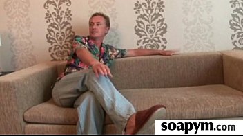 Preview 1 of Madastra Step Mom - Masseuse strokes a HUGE cock and tastes the Cum 20