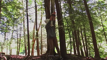 Preview 1 of Porn 3d Hsbs Butt - Bound in woods desperation wetting