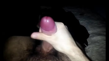 Preview 3 of Sexy Teen Trans - Pre cum with huge cumshot gozando muito