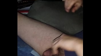 Preview 1 of Sauna Fafd - Jerking hard wishing someone would fill my butthole