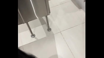 Preview 1 of Brzzars Mom - I suck my best friend&#039_s huge cock in the bathroom at the mall -amateur couple- nysdel