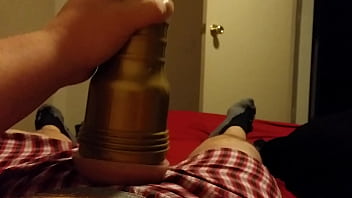 Preview 3 of Thins Of - solo fleshlight and busting a nut,  cum,   solo masturbation amateur