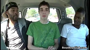 Preview 1 of Bbw Sexy Aunties - Big black dick and cute blond boy 17