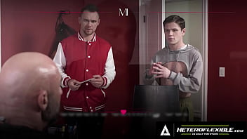 Preview 1 of 10 Orgams - HETEROFLEXIBLE - Naughty College Twink Seduces His Hot Straight Coach