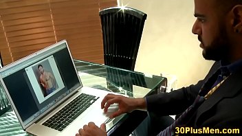 Preview 1 of Noker Wife - Massive hunk strokes cock