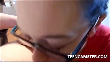 Preview 1 of Cexeyvideo - employee sucking boss dick on TEENCAMSTER