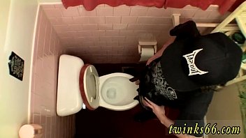 Preview 1 of Angry Son Horny Mom - Gay sucks small uncut dick Unloading In The Toilet Bowl
