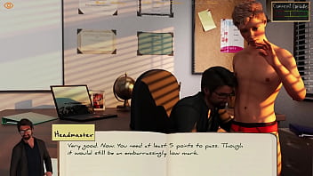 Preview 2 of Tante Bugik - Bound To College #03 - Headmaster Humiliates me