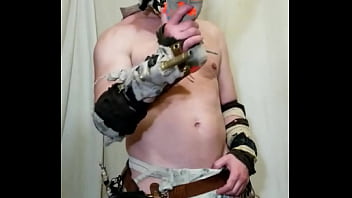 Preview 2 of Xnxx Massage Hd - Hot man does sexy Fallout Cosplay