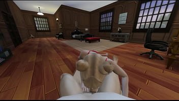 Preview 1 of Asa Akira Blowing Dr Blue - Sims 4 Eunchae Fucks