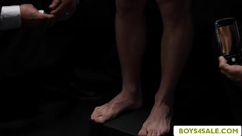 Preview 1 of Poran Mam San Sex - Twink Teen Ace Banner barebacked by three Master