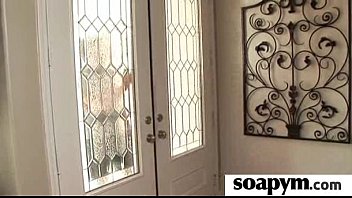 Preview 1 of Jail New Young - Masseuse shows her AMAZING body in a hot soapy massage 23