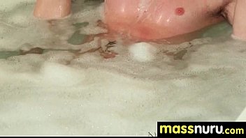 Preview 2 of Miriama Robanakafavu - slippery nuru massage for lucky dude 14