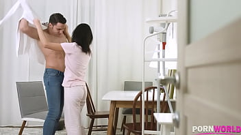 Preview 1 of Mojra Dance Pakistani - Slender Russian Housewife Services Her Hubby through the Back Door GP1799
