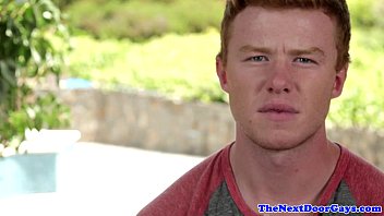 Preview 2 of Phoni Rotika - Freckled ginger stud in solo masturbation