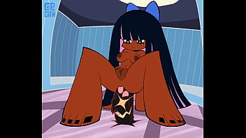 Preview 2 of Ayle C - Panty &amp_ Stocking with garterbelt - masturbating her black pussy