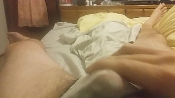 Preview 3 of Pelan Saynk - Stroking my cock and cumming in my girlfriends panties