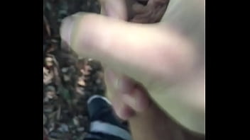 Preview 1 of Boaysax - Me jacking off and cumming outdoors