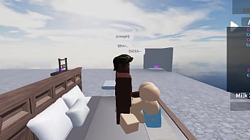 Preview 2 of Mom Sex Fuck Son Japan - Chica blanca de roblox se encuentra con un BBC (termina mal)