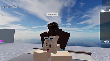 Preview 1 of Mom Sex Fuck Son Japan - Chica blanca de roblox se encuentra con un BBC (termina mal)