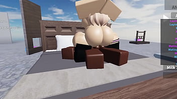 Preview 4 of Mom Sex Fuck Son Japan - Chica blanca de roblox se encuentra con un BBC (termina mal)