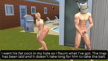 Preview 2 of Full Porn Hurb Video - Owen and Jake Frat Bro Pool Party Fuck Sims 4 Wicked Whims