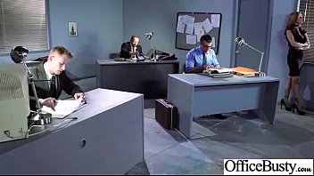 Preview 2 of Hd Gang Rape Videocom - Big Melon Tits Worker Girl Fucks In Office clip-16
