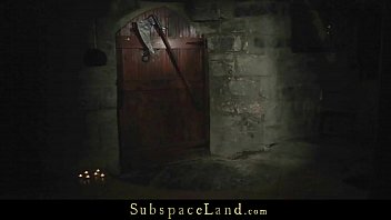 Preview 1 of Glasses Queen Free Pussies - Dominator torments 4 beauty girls in his castle dungeon