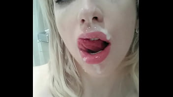 Preview 2 of Missiomary Sdmx - Blonde getting cumshot on face,  facial