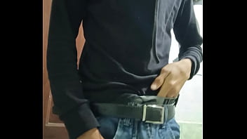 Preview 1 of Xxx Spiderman - young man masturbating his big cock solo