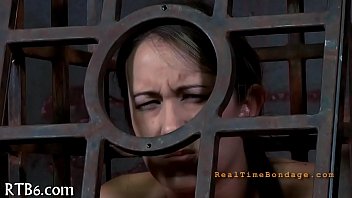 Preview 2 of Small Tits Puffy Nipples - Gagged and bounded for castigation