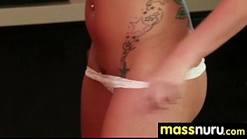 Preview 3 of Crazy Woman Fuck - Sweetie gives a hot slippery nuru massage 14