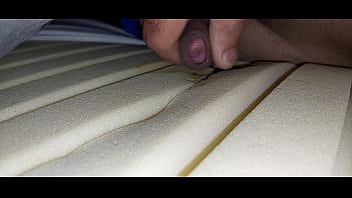 Preview 3 of Scoole Reap - I fuck the mattress and ejaculate in the mattress hole